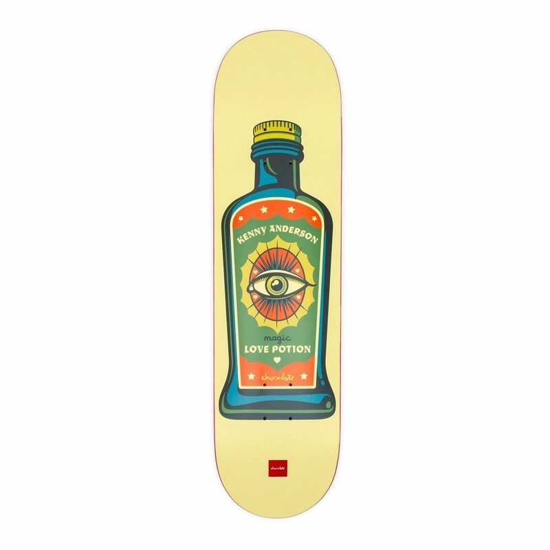 Chocolate Skateboards Hecox Essentials Kenny Anderson Skateboard Deck 8.25