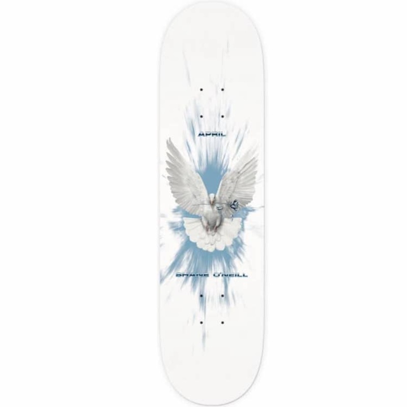 April Skateboards Shane O’Neill Dove Skateboard Deck 8.25