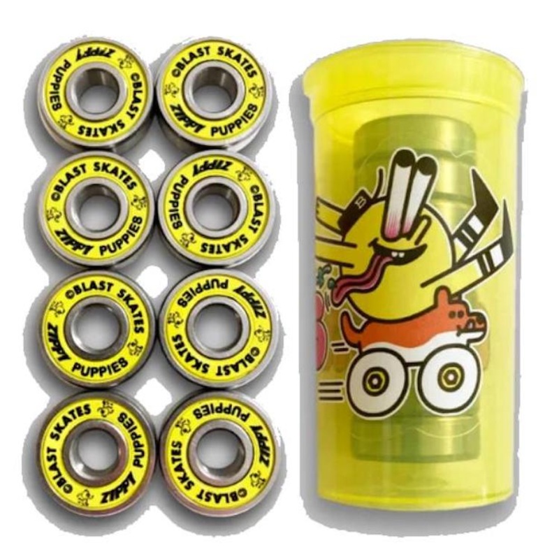 Blast Skates Zippy Puppies ABEC-9 Skateboard Bearings