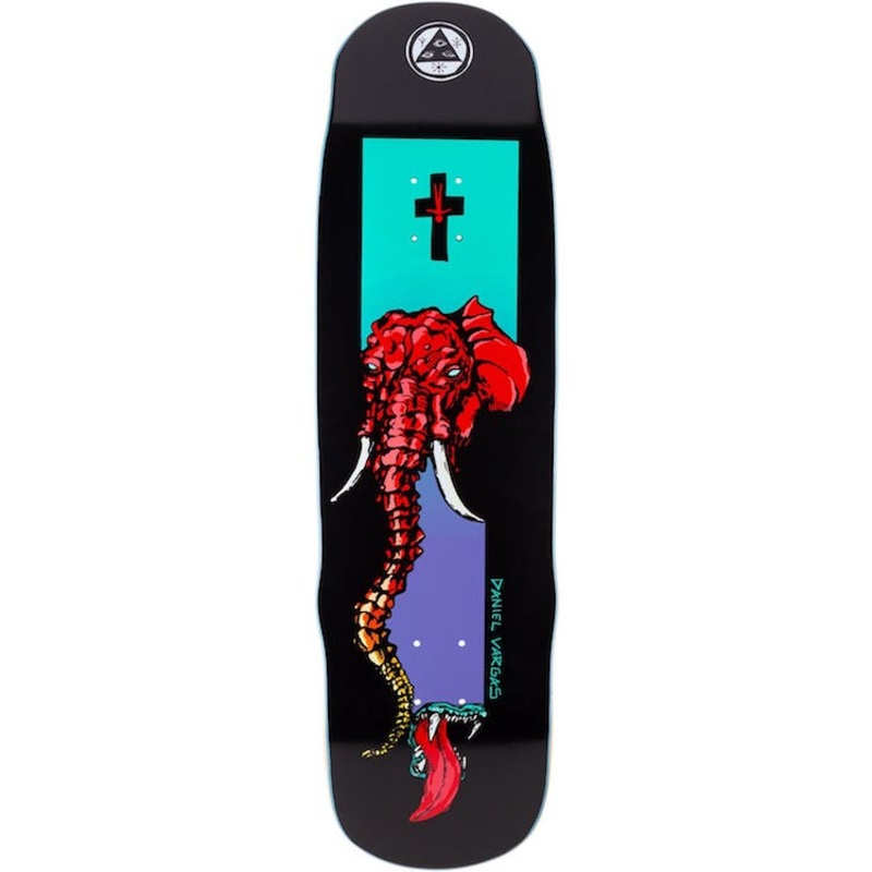 Welcome Skateboards Daniel Vargas Tusk on Effigy Skateboard Deck 8.8”