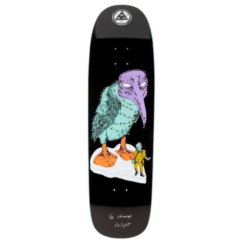 Welcome Skateboards No Strange Delight on Golem Skateboard Deck 9.25