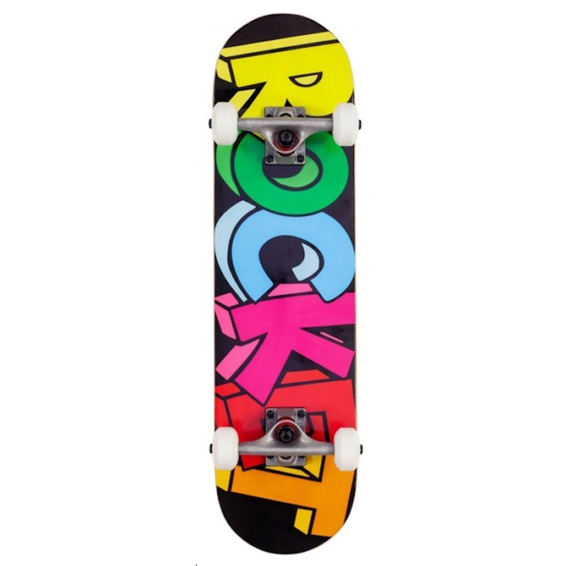 Rocket Skateboards Blocks Mini Complete Skateboard 7.5