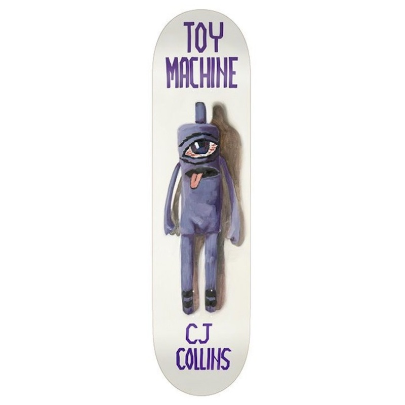 Toy Machine CJ Collins Sock Doll Skateboard Deck 7.75