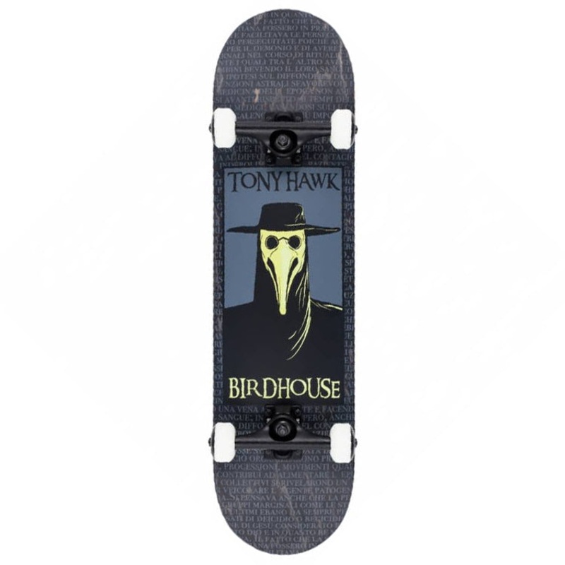 Birdhouse Skateboards Stage 3 Plague Doctor Black Complete Skateboard 8