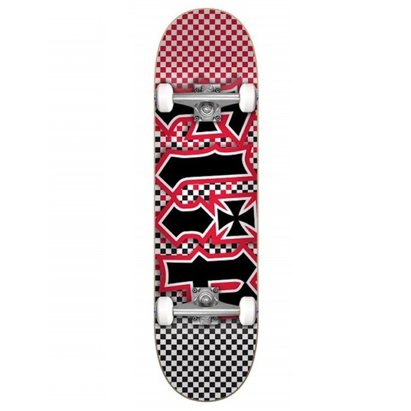 Flip Skateboards HKD Fast Times Red Complete Skateboard 7.87