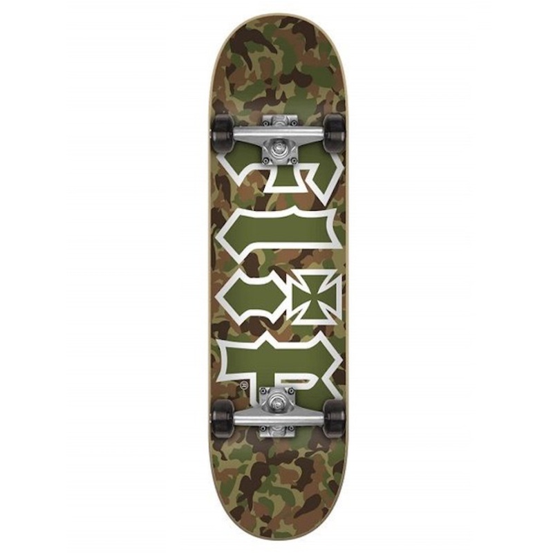 Flip Skateboards Team HKD Combat Green Complete Skateboard 7.5