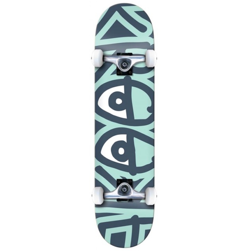 Krooked Skateboards Big Eyes Too Green Complete Skateboard 8
