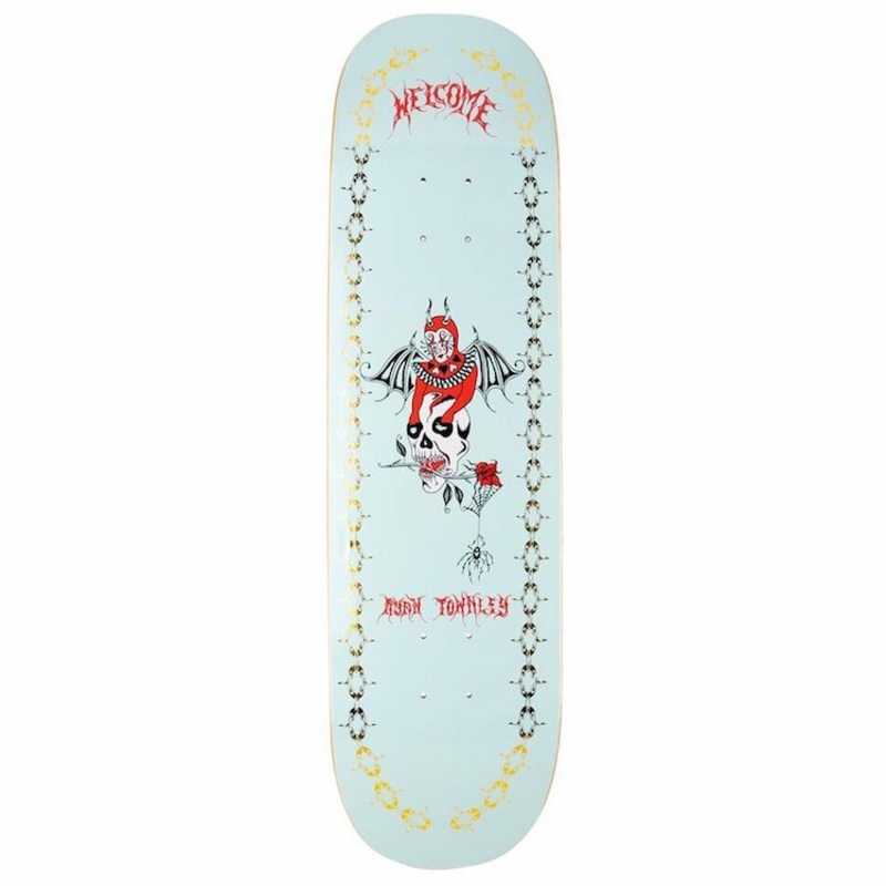 Welcome Skateboards Ryan Townley Angel on Enenra Skateboard Deck 8.6”