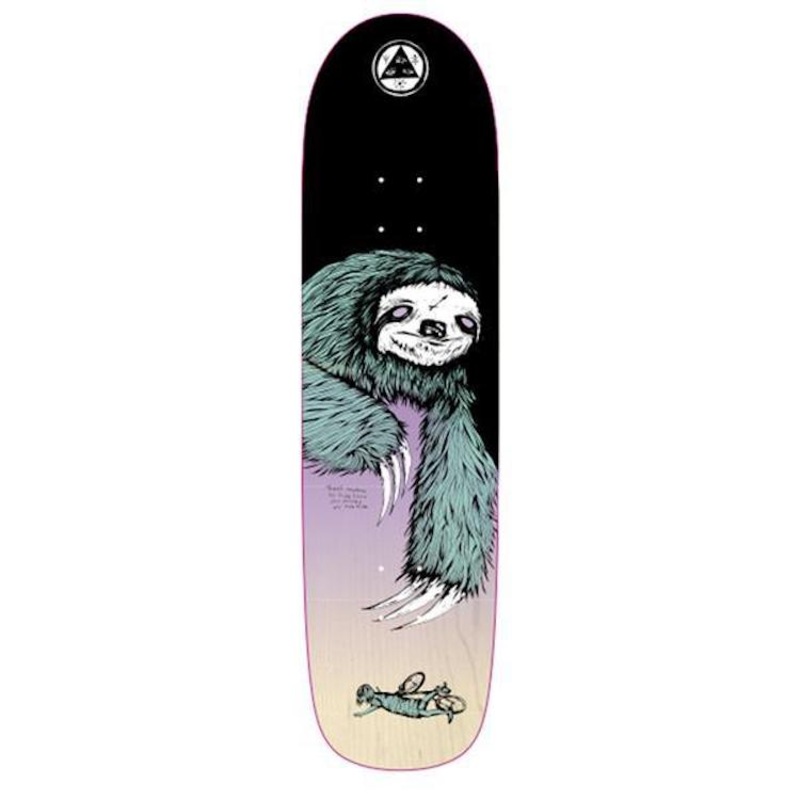 Welcome Skateboards Sloth on Son of Planchette Skateboard Deck 8.38”