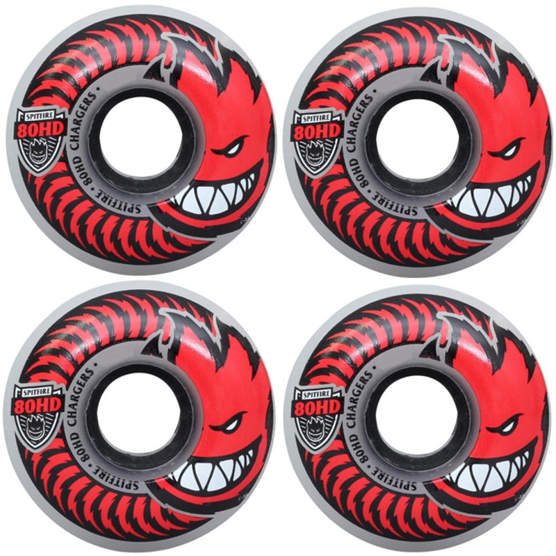 Spitfire Wheels Chargers Classic 80HD Clear Skateboard Wheels 80a 56mm