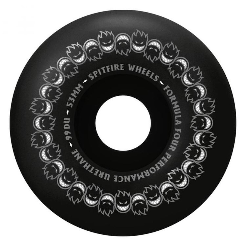 Spitfire Wheels Repeaters Classic Formula Four Skateboard Wheels 99a 53mm