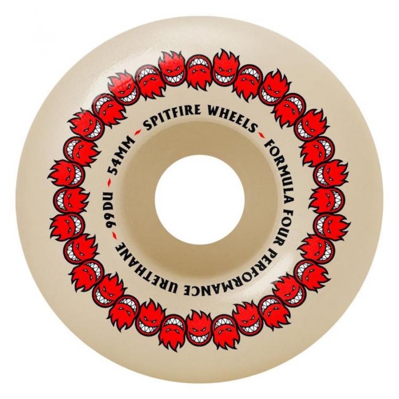 Spitfire Wheels Repeaters Classic Formula Four Skateboard Wheels 99a 54mm