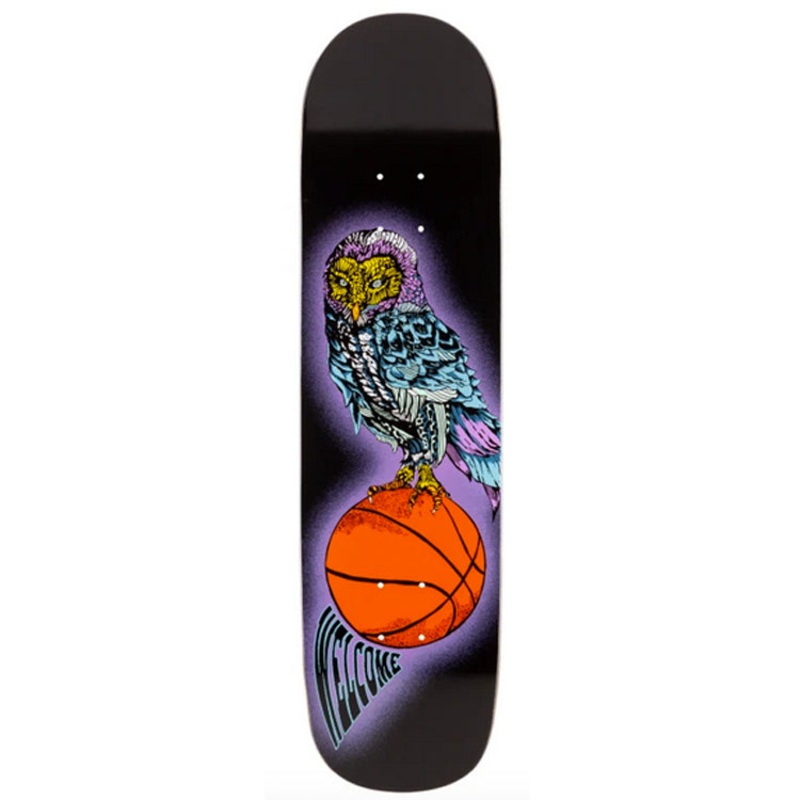 Welcome Skateboards Hooter Shooter On Bunyip Mid Skateboard Deck 8.25