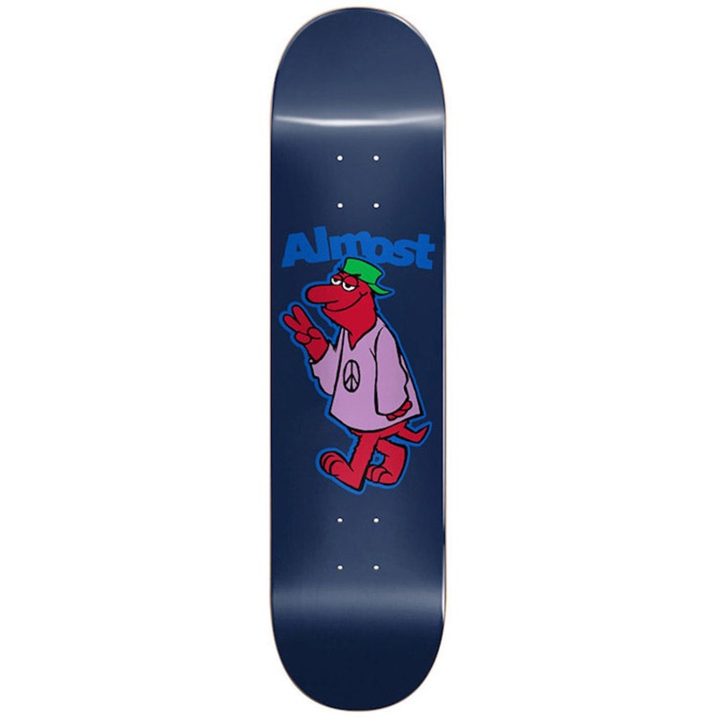 Almost Skateboards Peace out Skateboard Deck 8.375