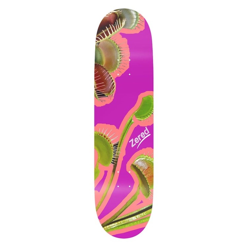 Alltimers Zered Venus Fly Trap Species Skateboard Deck 8.5