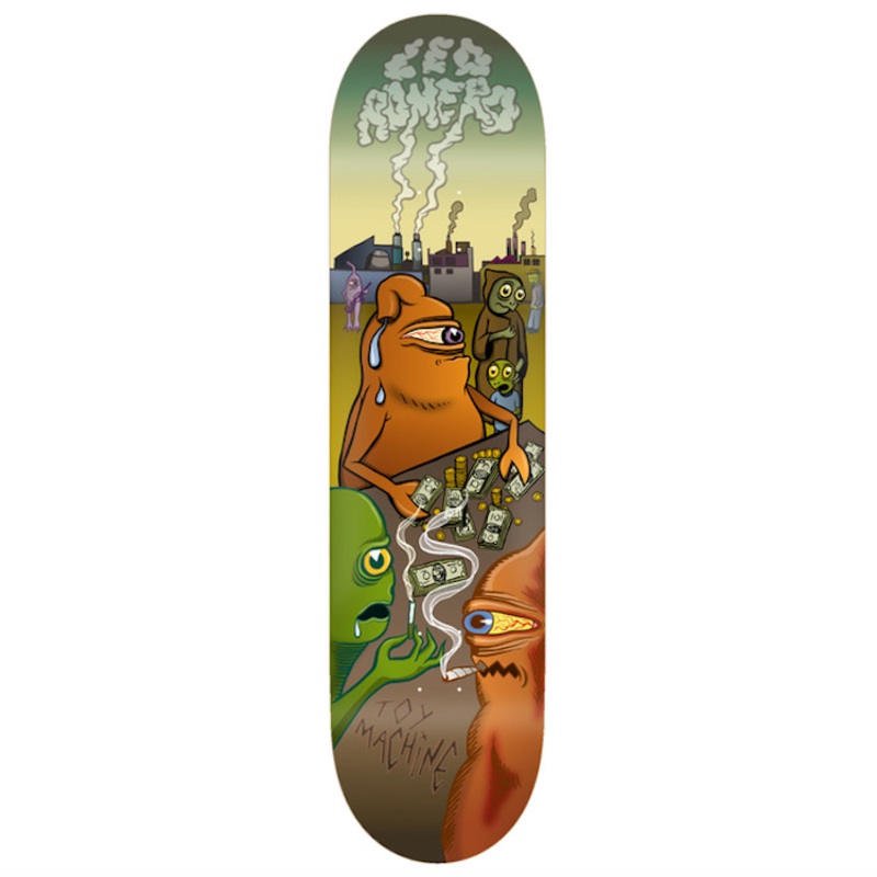Toy Machine Romero Money Grub Skateboard Deck 8.5