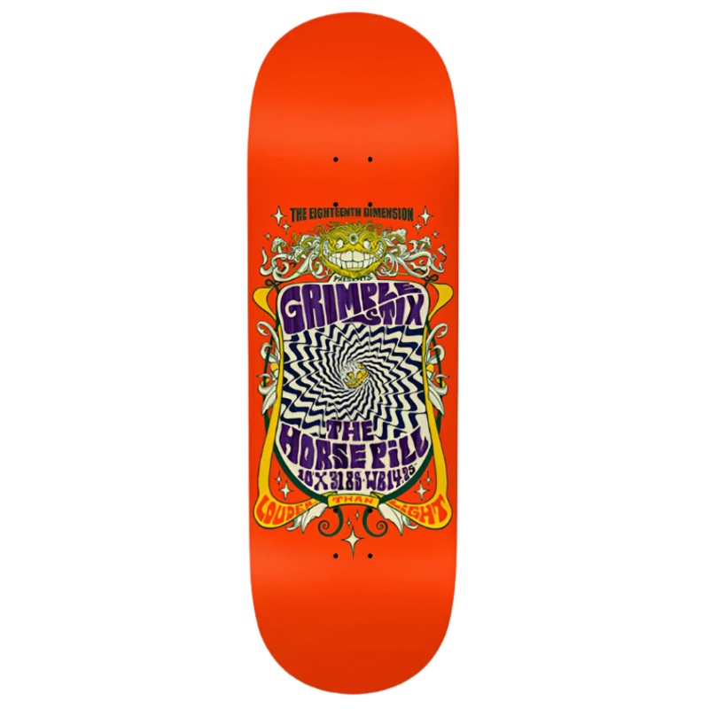 Anti Hero Skateboards Grimple Stix Team Litho ‘Horse Pill’ Skateboard Deck 10