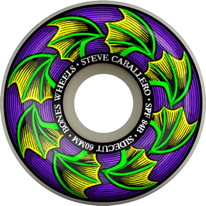 Bones Wheels SPF Caballero Bat Wings P5 Sidecut Skateboard Wheels 84B/104a 56mm