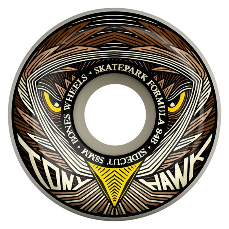 Bones Wheels SPF Hawk Night Hawk P5 Sidecut Skateboard Wheels 84B/104a 58mm
