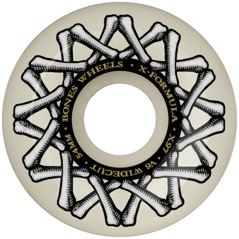 Bones Wheels X-Formula XF Widecut V6 Skateboard Wheels 97a 55mm