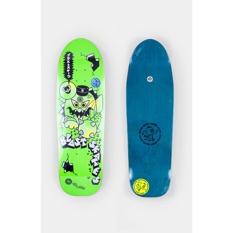 9.75 Special shape GREEN MUTANT SMASHER DECK