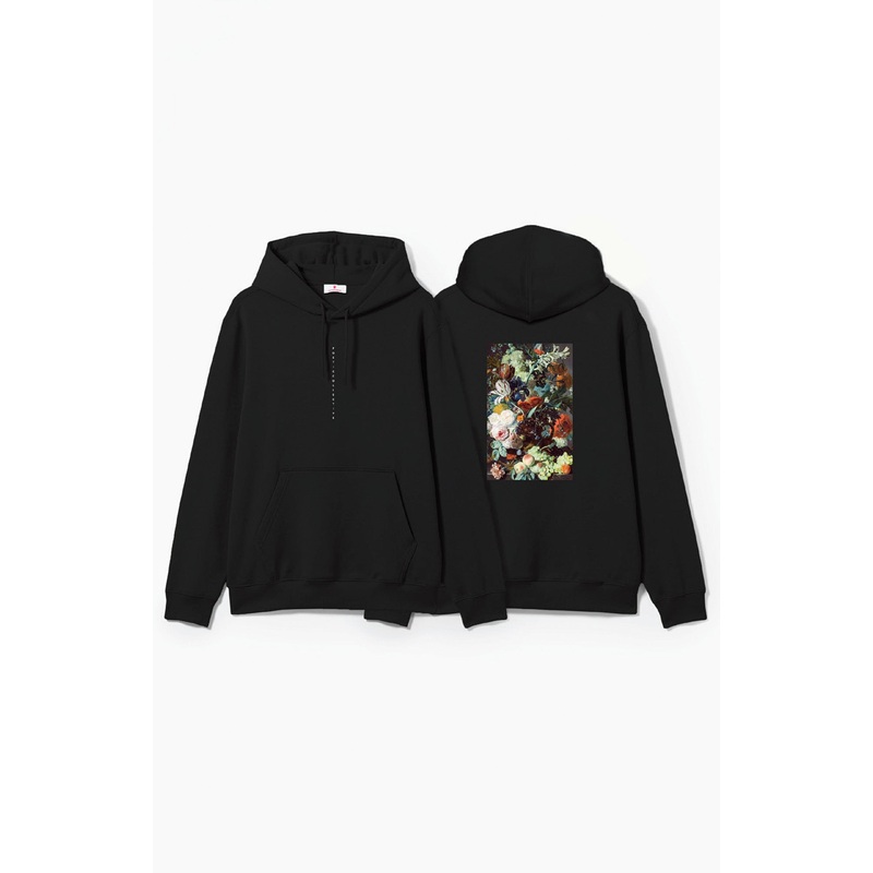 Flower Hoodie – Black|S|M|L|XL