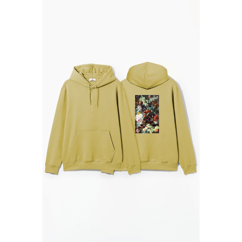 Flower Hoodie – Yellow|M|L