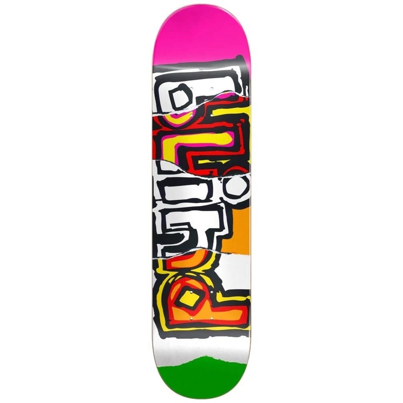 Blind OG Ripped HYB 8.0 Multi Neon Skateboard Deck