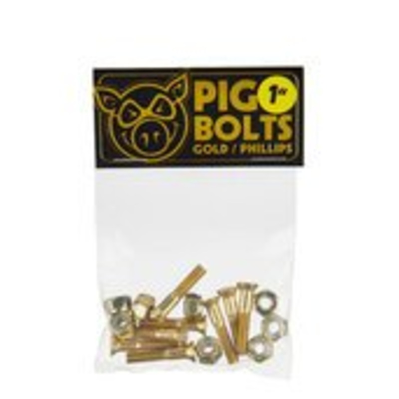 Pig Hardware Gold 1inch Phillips