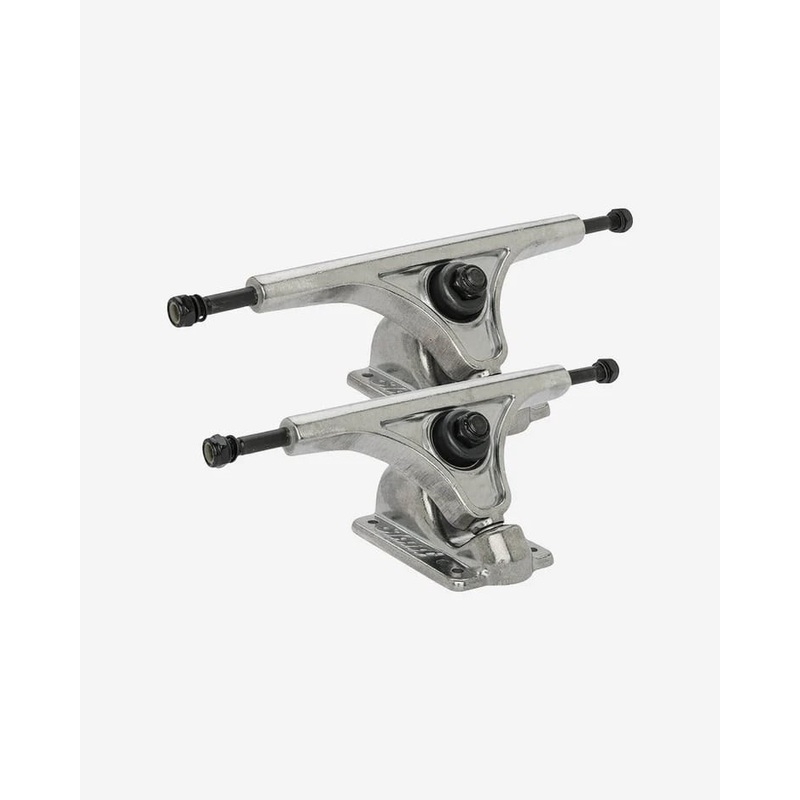 Slant Reverse Kingpin Longboard Trucks – 180mm Raw / Raw