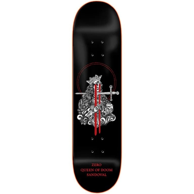 Zero Tommy Sandoval 8.375 Queen Of Doom Skateboard Deck