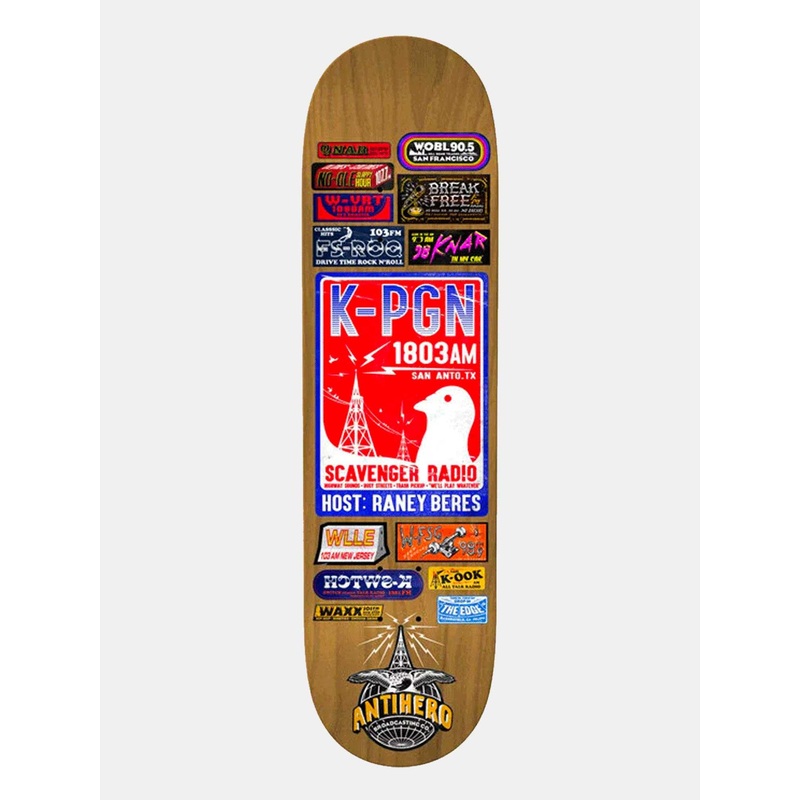 Anti Hero Deck Raney Beres Broadcasting – Assorted Stains
