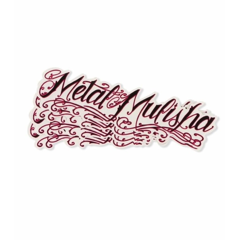 Metal Mulisha Cursive Sticker|BLK|NS