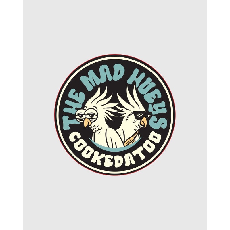 The Mad Hueys Cookedatoo Sticker
