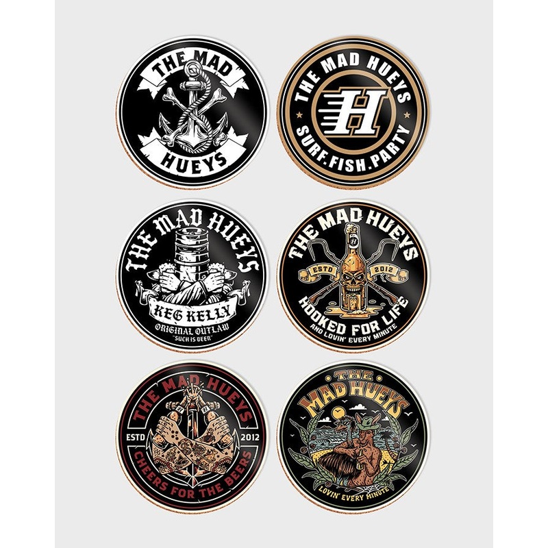 The Mad Hueys HUEYS PARTY I COASTERS