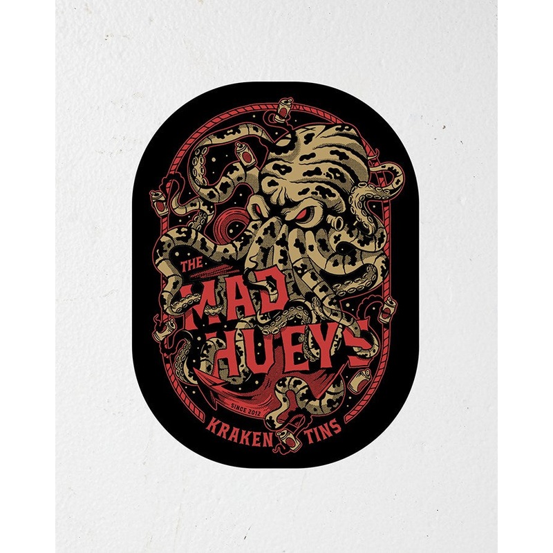 The Mad Hueys KRAKEN TINS | STICKER