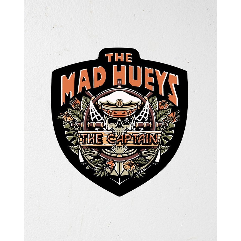 The Mad Hueys THE ISLAND CAPTAIN | STICKER