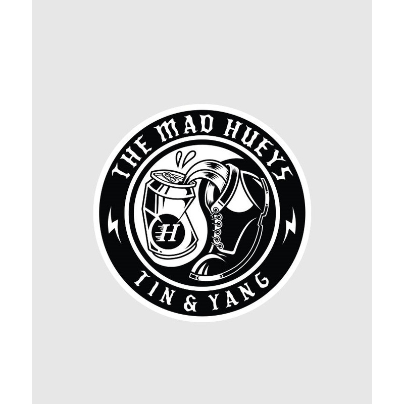The Mad Hueys Tin & Yang Sticker