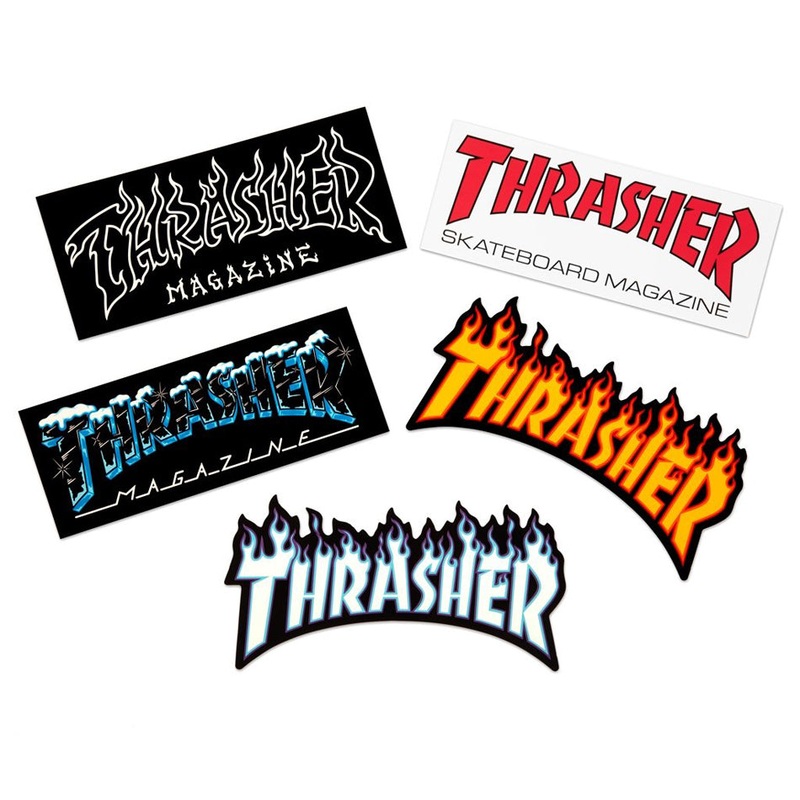 Thrasher 5 Pack Stickers 8|ONE SIZE
