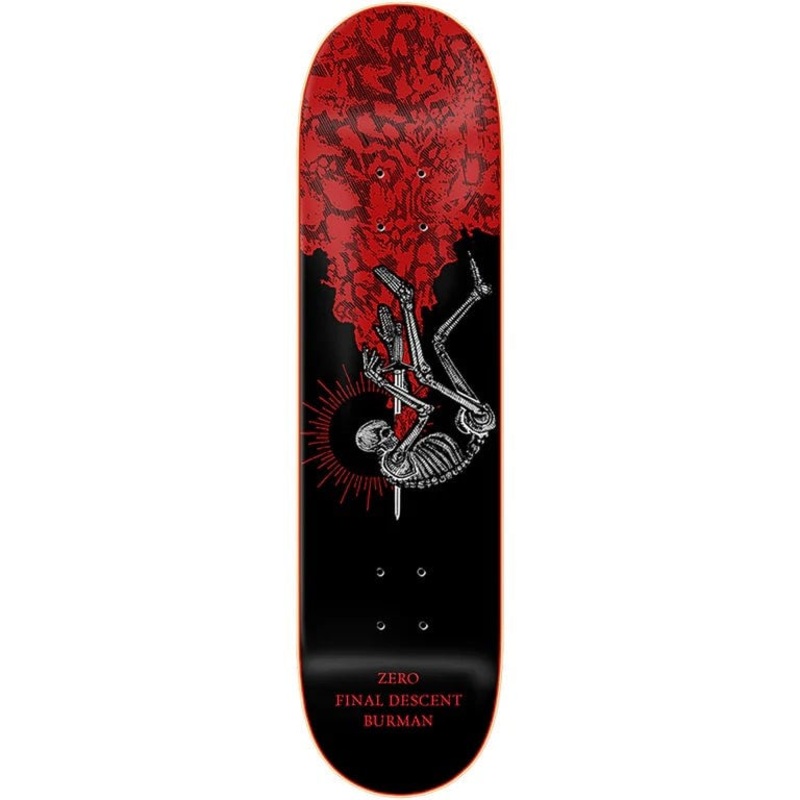 Zero Dane Burman 8.25 Final Descent Skateboard Deck