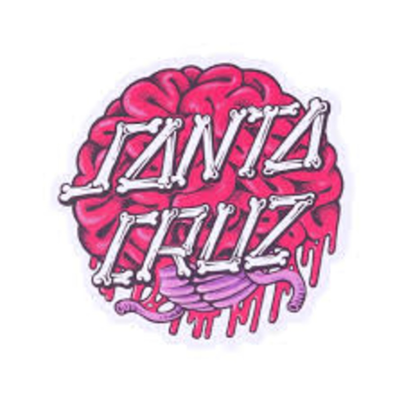 Santa Cruz Brain Dot Sticker|PINK|NS
