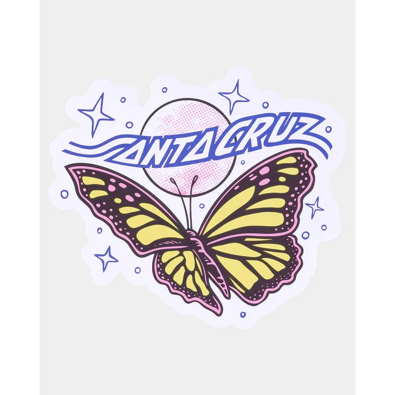 Santa Cruz Winged Moon Sticker