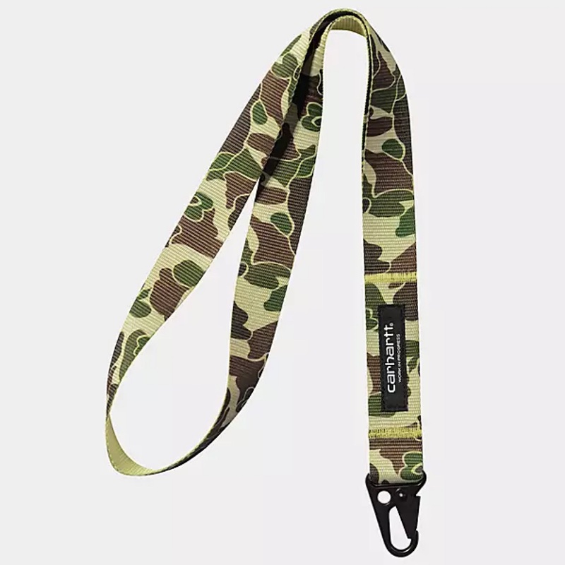 Carhartt WIP – Jude Keychain – Camo Duck Jacquard / Green