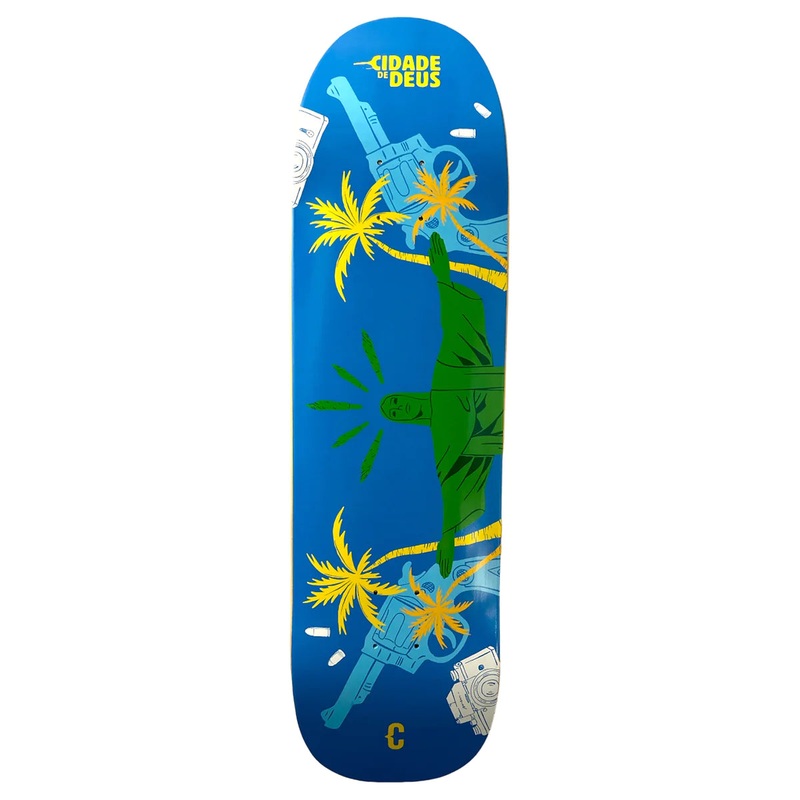 Clown Skateboards – AllCity X City Of God Reefeemer Deck – 8.65
