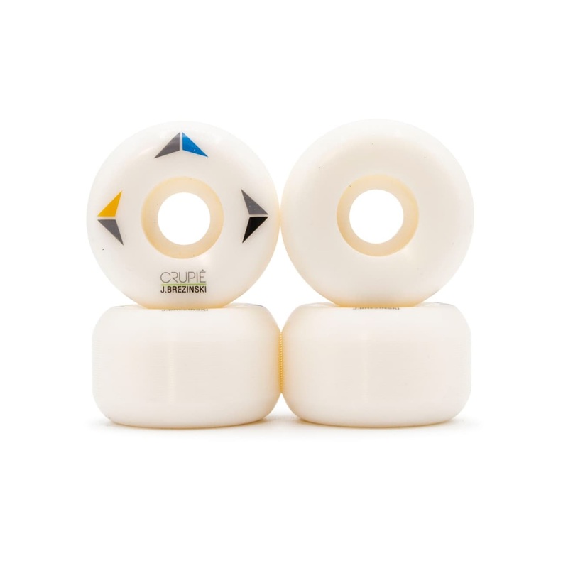 Crupie Wheels – JBZ Skinny Shape Wheels – White