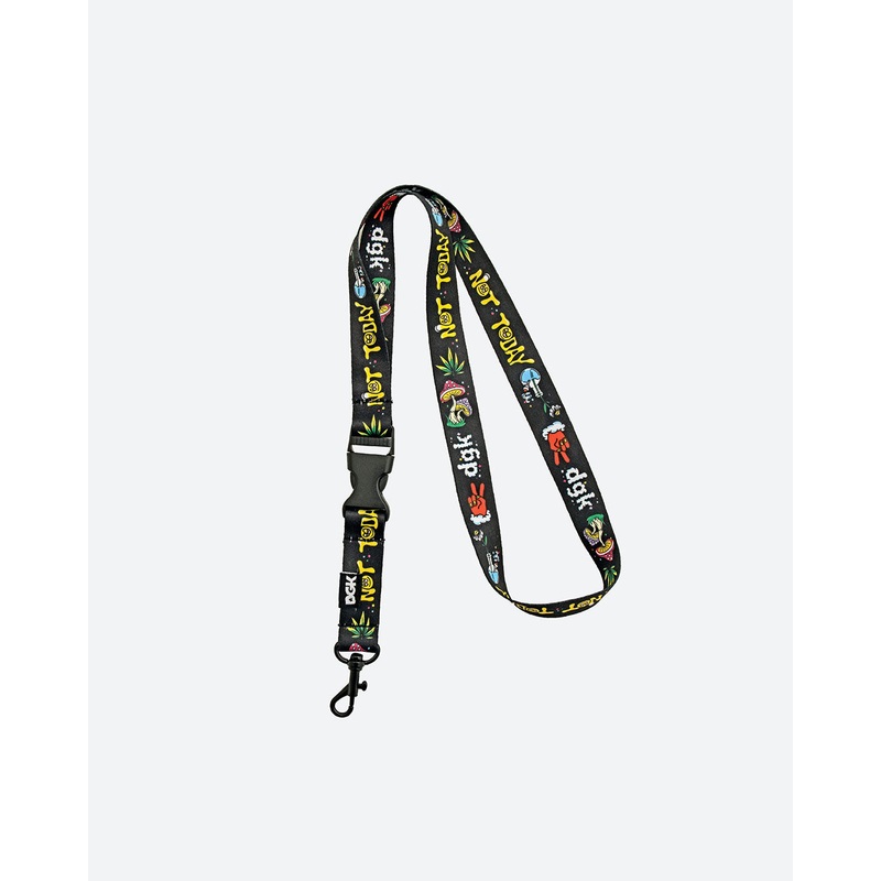 Not Today Lanyard|Black