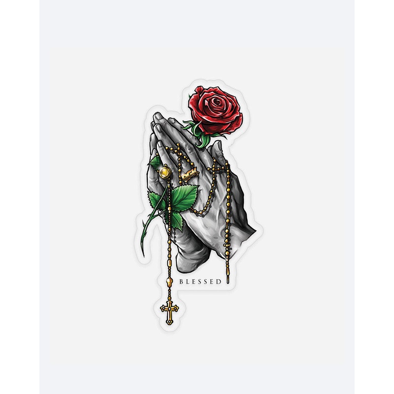 Rosary Sticker