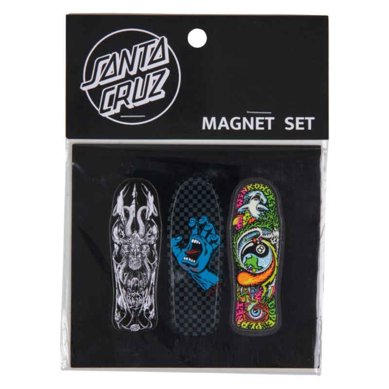 Santa Cruz – Accessories 3 Deck Series Magnet set – Multi