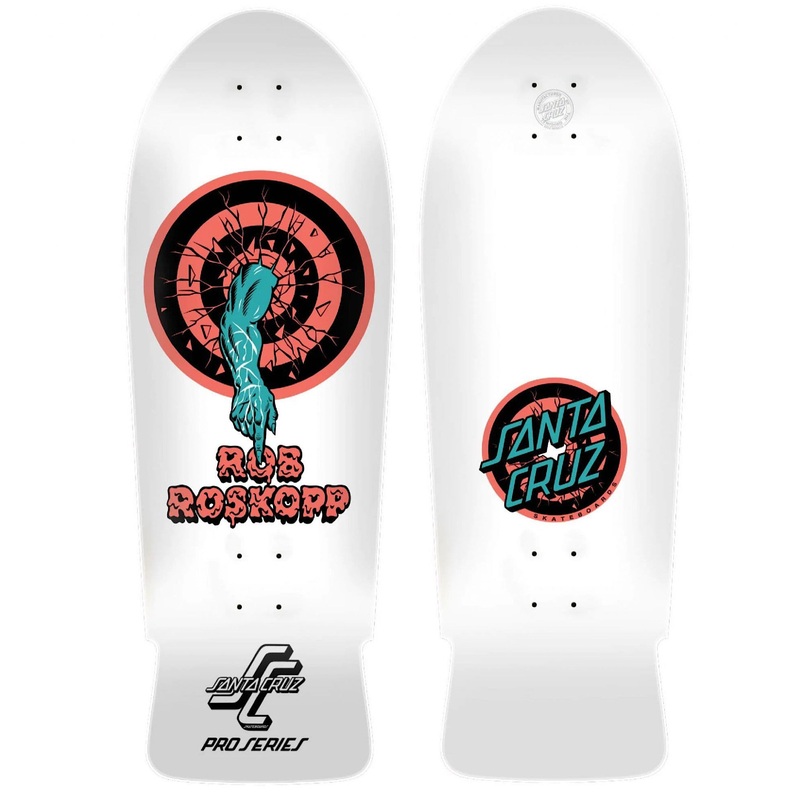 Santa Cruz – Roskopp One Reissue Skateboard – 10.35 x 30.06