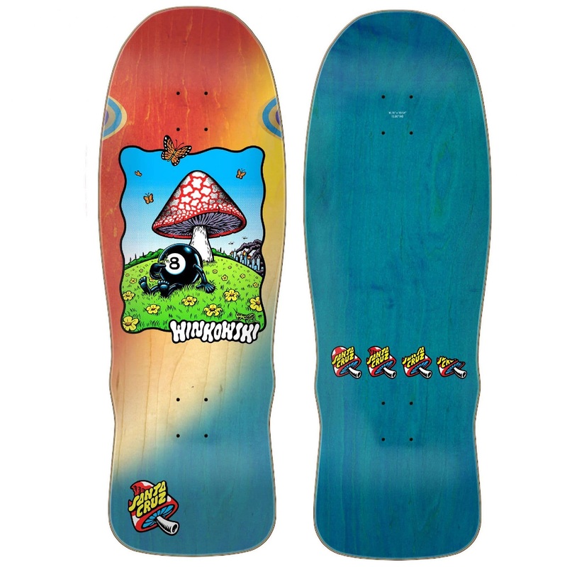 Santa Cruz – Winkowski 8Baller Shaped Skateboard – 10.35 x 30.54